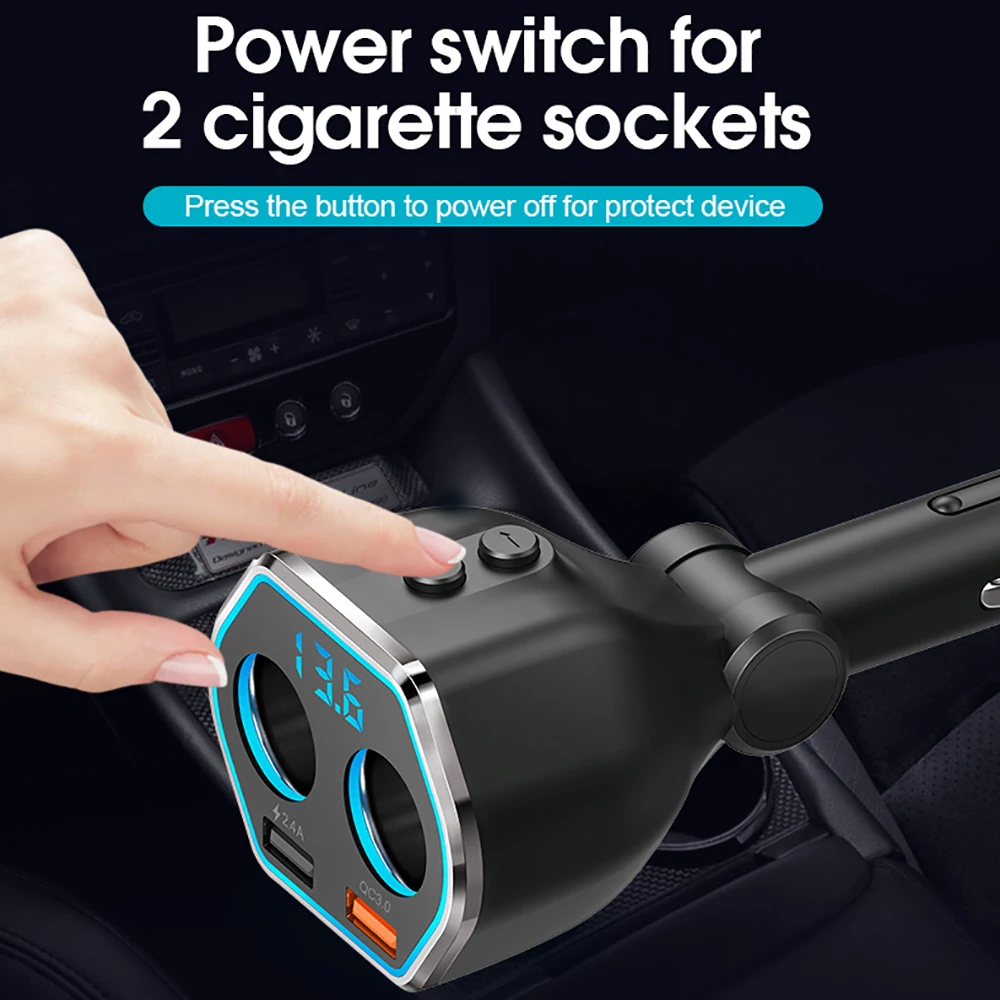 Автомобильное зарядное устройство A21Q Bluetooth беспроводной MP3-плеер быстрая зарядка