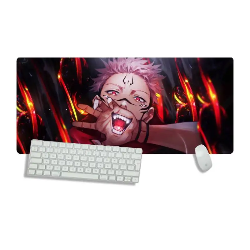 

jujutsu kaisen Natural Rubber Gaming mousepad Desk Mat Desk Table Protect Game Office Work Mouse Mat pad Non slip Laptop Cushion