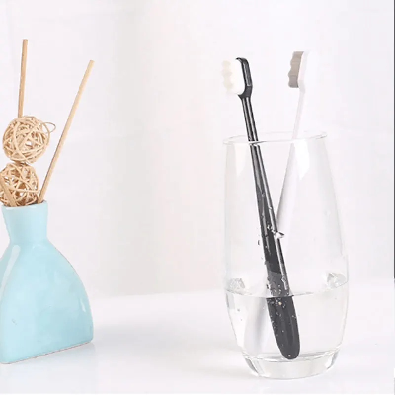 Зубная щетка с мягкой щетиной антибактериальное волокно волос Abs зубная из