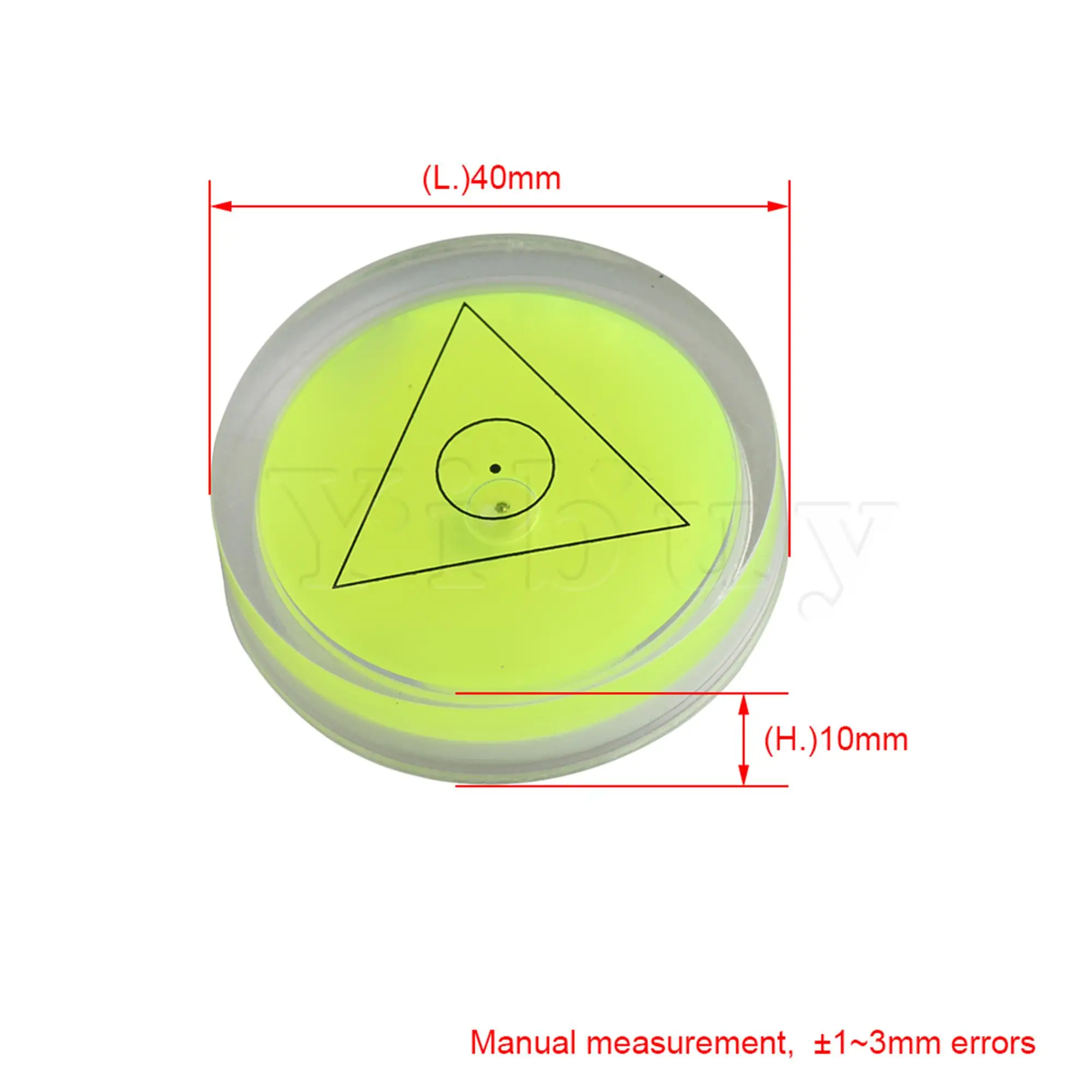Yibuy Green Circular Bubble Spirit Level for Vinyl Record Player Turntable | Спорт и развлечения