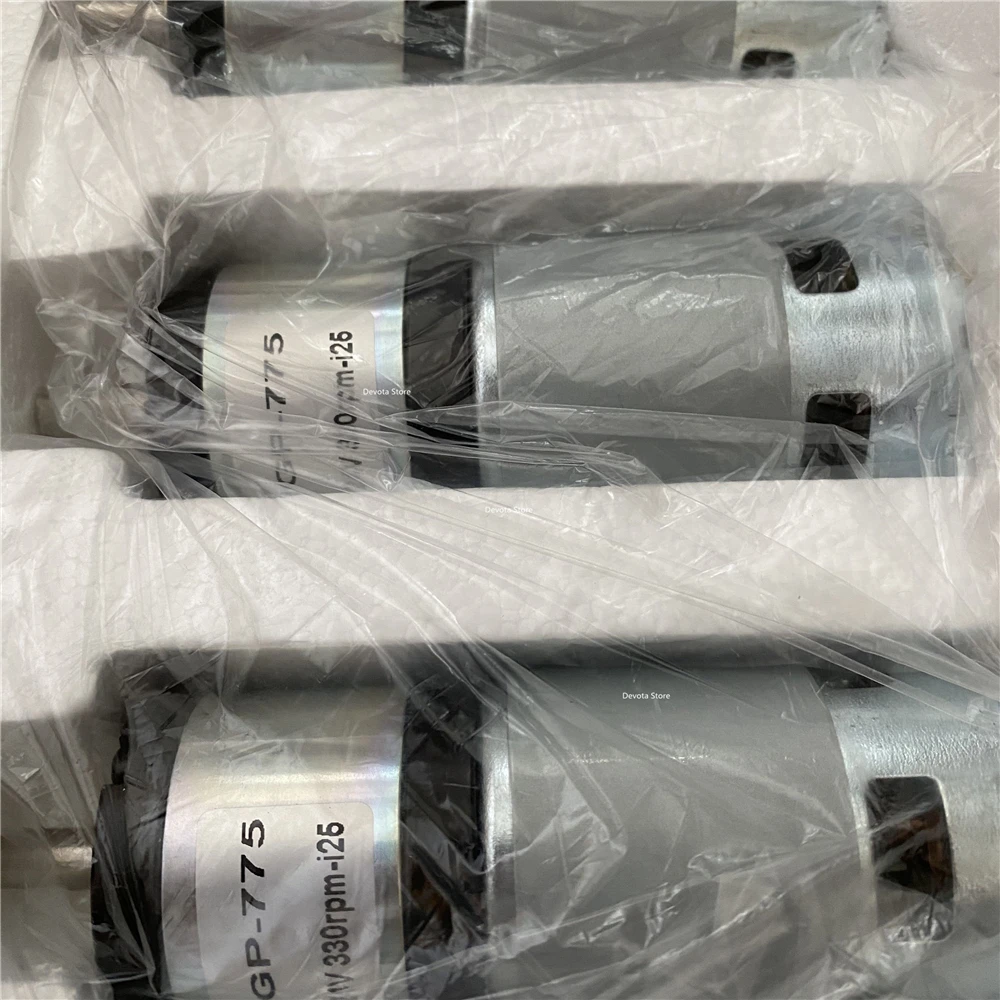 42GP775 AC/DC 12V/24V DC планетарный редуктор 42 мм крутящий момент металл сделай сам