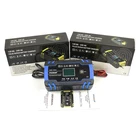 Автомобильное зарядное устройство для аккумуляторов FOXSUR, 12 В, 8 А, 24 В, 4 а, тип для ремонта мотоциклетных аккумуляторов, Мощное зарядное устройство для запуска и остановки аккумулятора