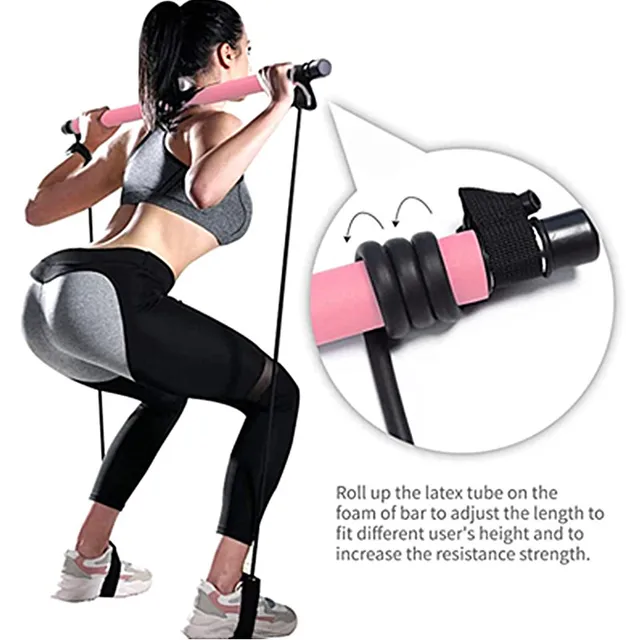 Yoga Crossfit Resistance Bands Exerciser Pull Rope 4