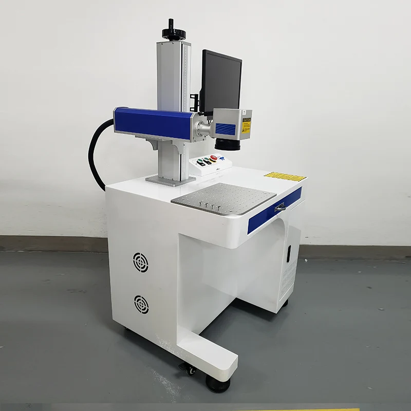 

50W/30W/20W desk desktop fiber laser machine engraving machine Micron level precision high speed stability strong compatibilit