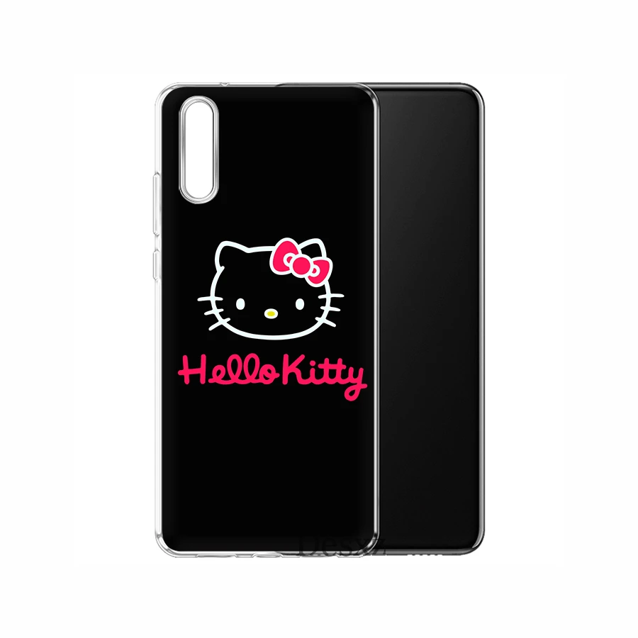 11 Мобильный чехол для телефона из термополиуретана для huawei P30 P20 P10 P8 P9 Lite рro huawei P Smart Z Plus чехол Hello Cat Чехол Kitty - Цвет: 11