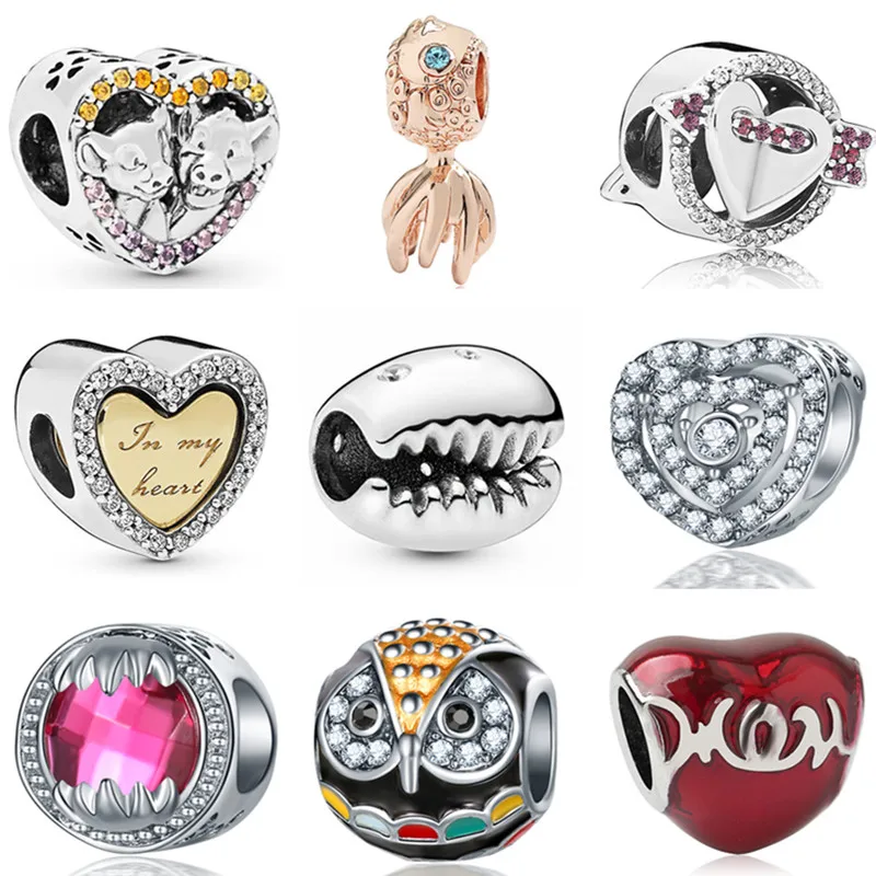 Новый модный длинный Осьминог Птица Обезьяна Собака сердца хрустальные подвески