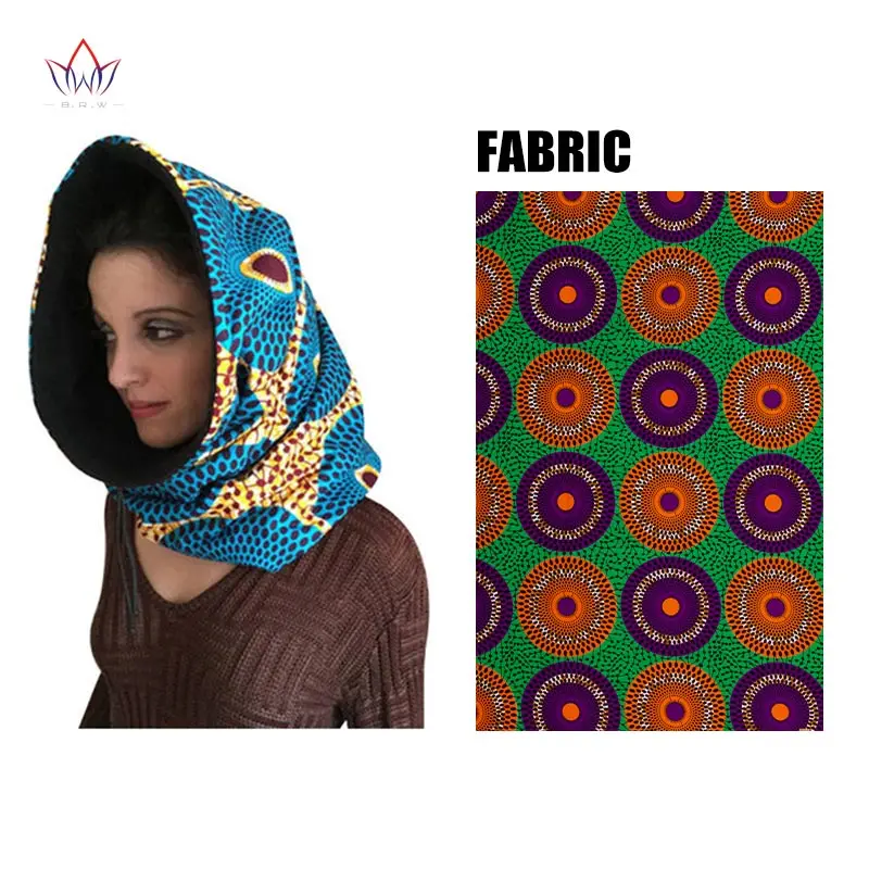 Шарф BRW в африканском стиле шарф с принтом виде воска для головы женщин хлопковые