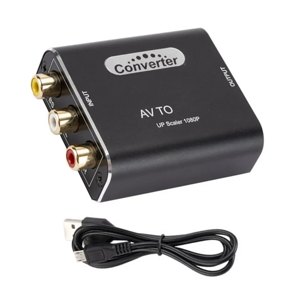 

Адаптер AV-HDMI-совместимый преобразователь видео высокой четкости Av2HDMI-совместимый с поддержкой 1080p AV-HDMI-совместимый