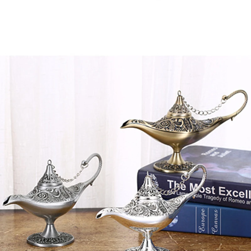 

1 шт. цинковый сплав Косплей Магия Хэллоуин Рождество панто аравийские лампы чай горшок мультфильм лампа джинна кино вечерние украшения для...