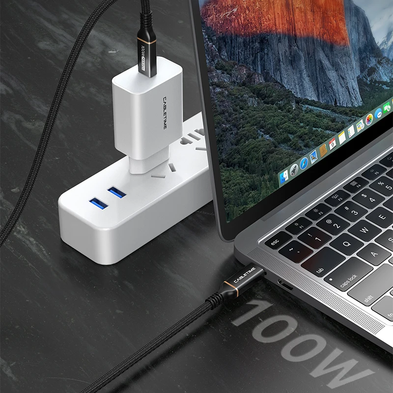 Кабель зарядный CABLETIME usb-c на USB Type-C 40 Гбит/с 100 Вт | Мобильные телефоны и аксессуары