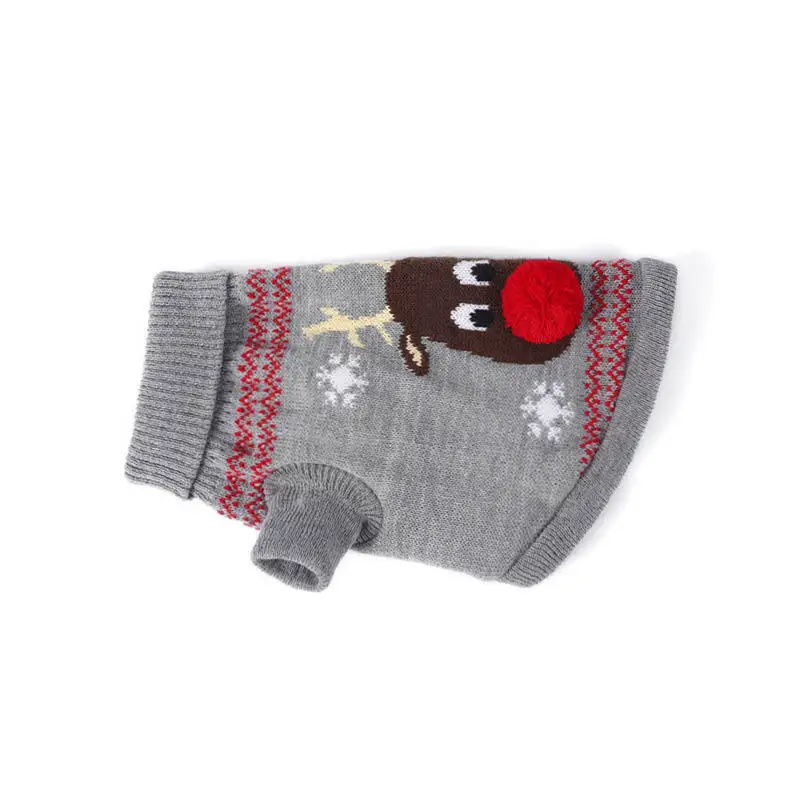 

Cat clothes autumn and winter warm reindeer sweater sweater hairless cat clothes British short blue cat pet clothing