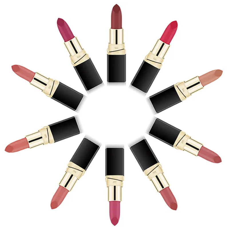 18 цветов, водостойкая матовая помада, сексуальная, стойкая, Обнаженная помада, корейская косметика, тинт для губ, увлажняющий, пигменты, губы, красота