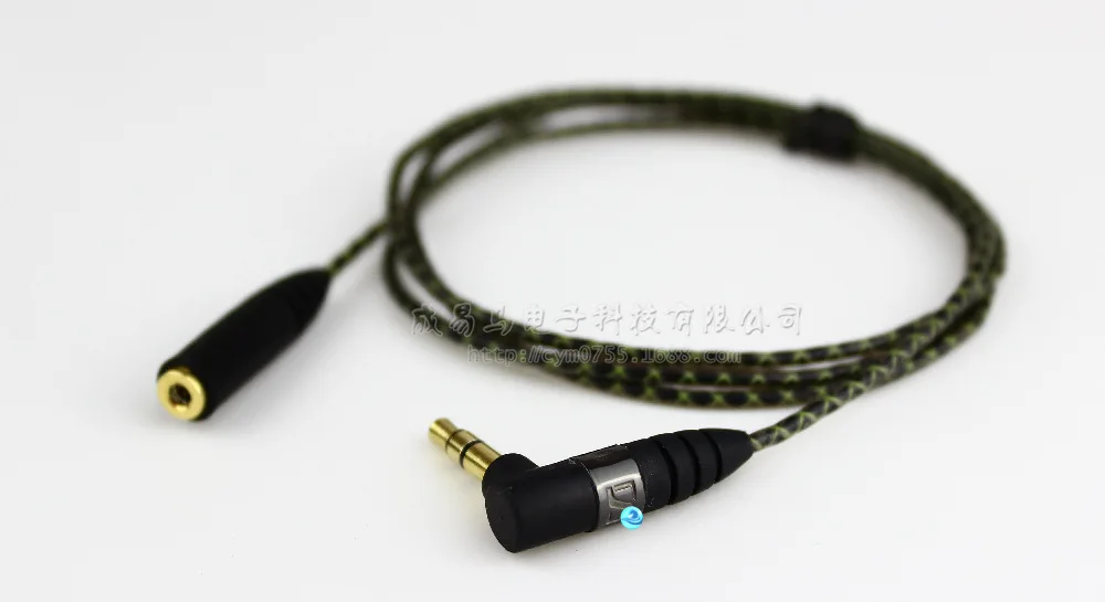 1 м Высокое качество Замена удлинитель стерео аудио кабель Шнур для Sennheiser IE800 IE 800 наушников бутон