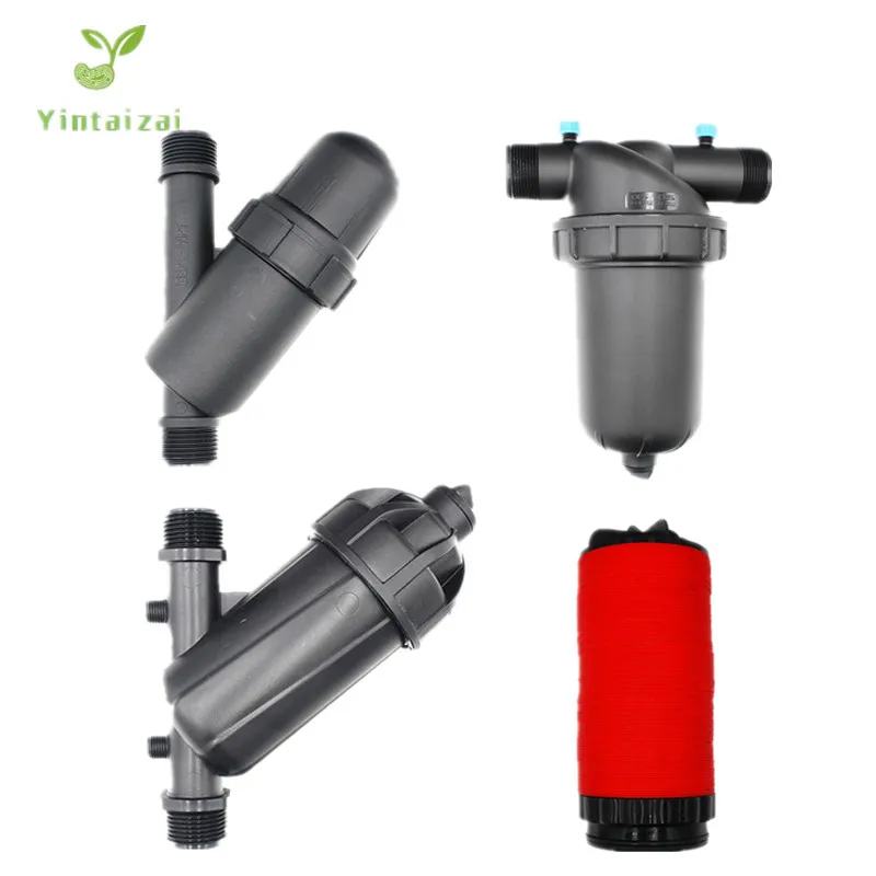 

3/4" 1" 2" Disc Filter Y Water Filter T Irrigation Filter For Garden Watering Drip Fittings Greenhouse Irrigation Fittings