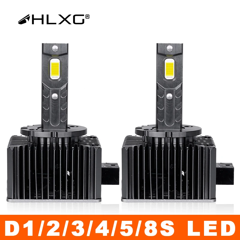 

D1S D3S Led 20000Lm Headlight Csp D2S 6500K Moto Turbo Led D5S Ice Fog Lights D8S Diode For Car 12V D4S D1 D3 Autolamps Ptf HLXG