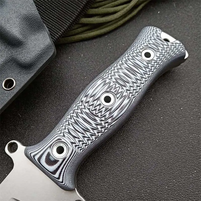 

High Quality Gemini cavalry Outdoor Tactical Fixed Blade knife DC53 Blade G10 Handle Jungle Survival Hunting Sharp Knives