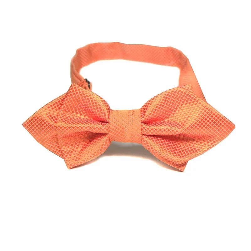 

Gray Bowtie for Men Orange White Fashion Casual Floral Mens Bow Tie Neckwear for Wedding Party Accessory