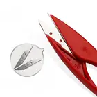 Ножницы для обрезки, шитья, ножницы с пластиковыми ручками ниток, вышивки крестиком, ножницы для обрезки ниток, U-образные ножницы, 1 шт.