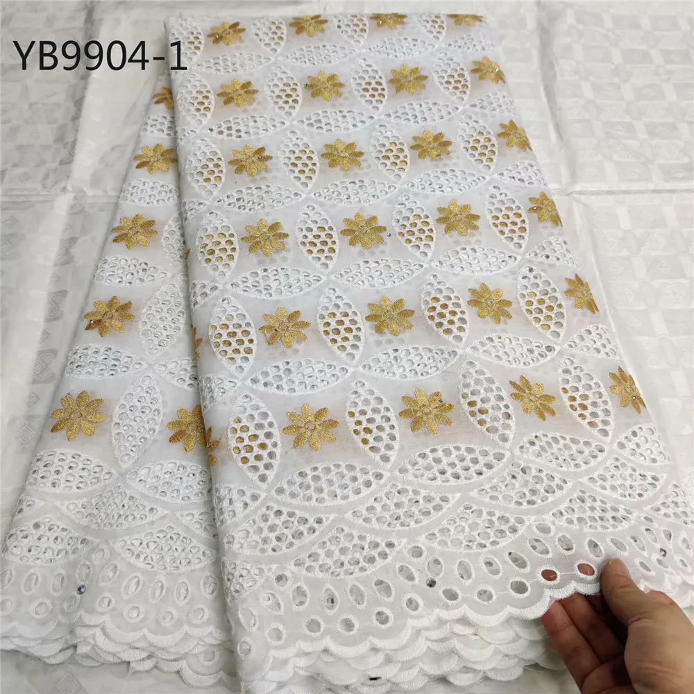 Очень красивые высококачественные африканские швейцарские кружева желтого