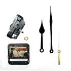 SKP пластиковый механизм подметание бесшумные стены фотообои с черными стрелками 17 # кварцевый механизм DIY наборы