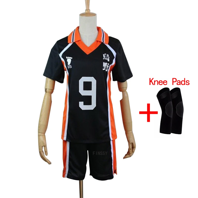 Летняя одежда для взрослых с рисунком аниме Karasuno|cosplay costume|school cosplaycosplay haikyuu |