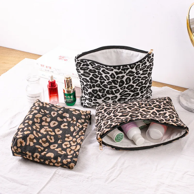 

Cosmetic Bag Fashion Portable New Style Hand-held Cosmetic Bag Large-capacity Portable Travel Storage Bag Canvas