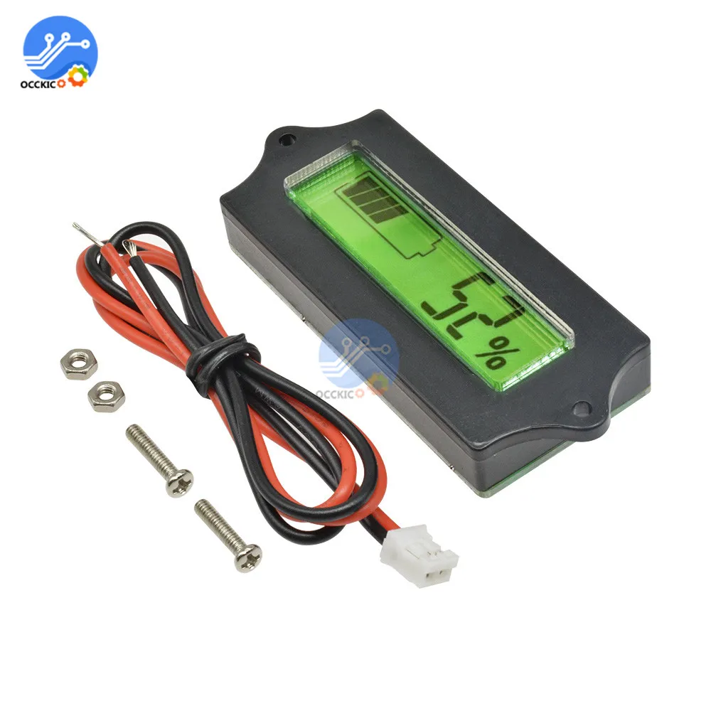 Индикатор емкости литиевых батарей BMS тестер 24 В 18650 для LiPo уровня мощности