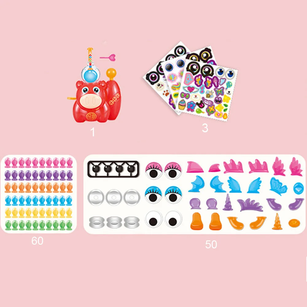 Детские собранные Bobo липкие красочные игрушки креативный воздушный шар DIY