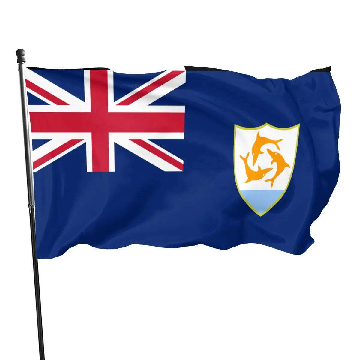 

Национальный флаг Ангилья, декоративный флаг 90x150 см