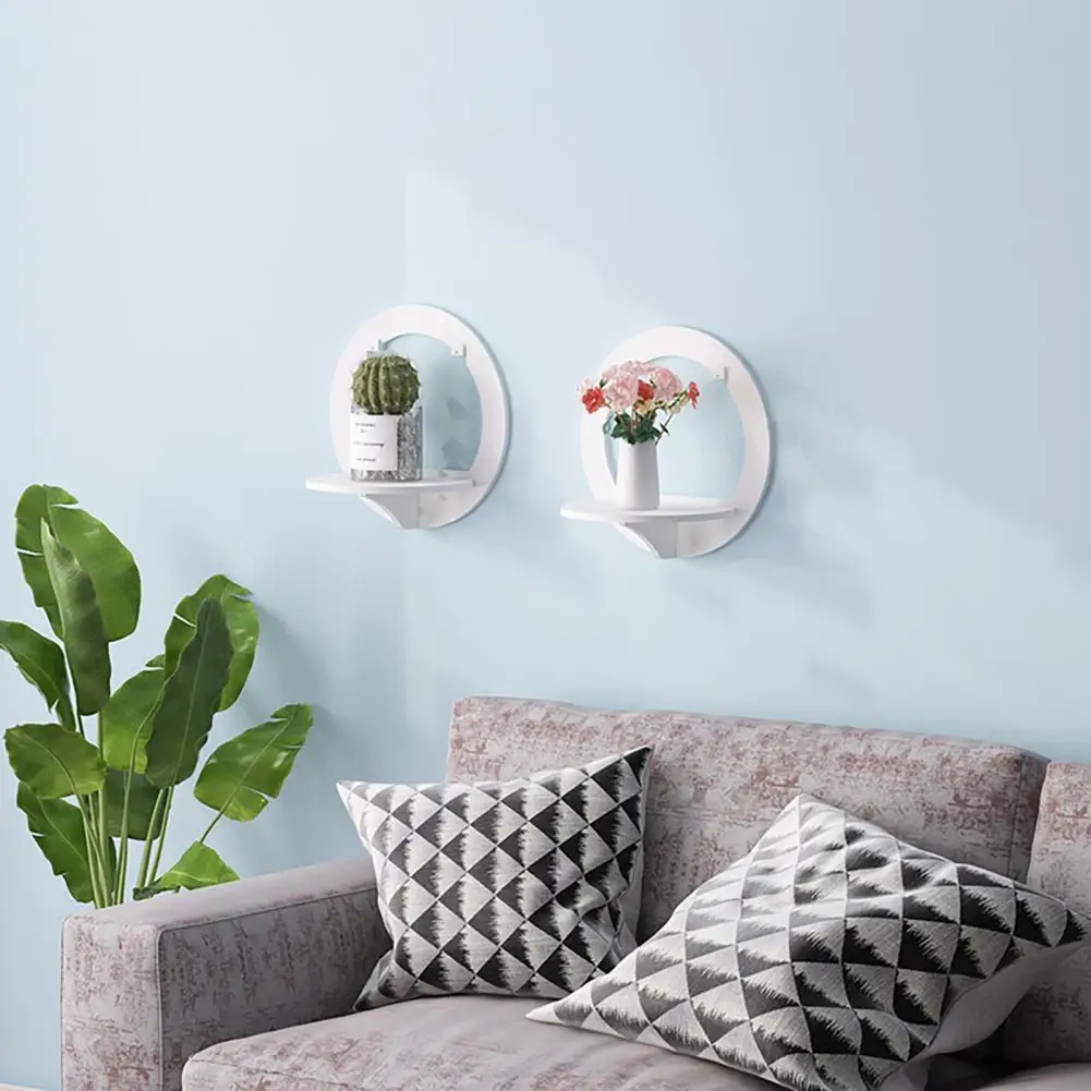 Креативная подставка для цветочных горшков настенная полка вешалка фона