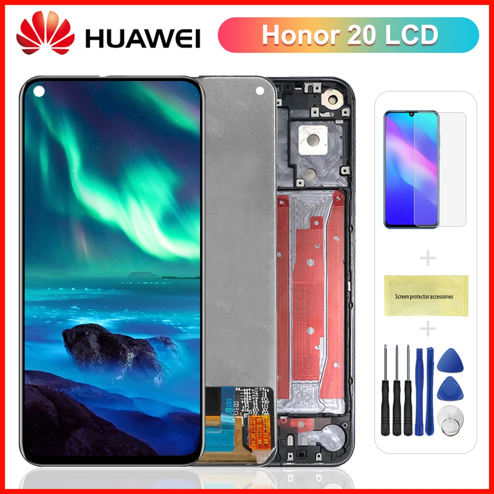 Оригинальный дисплей 6 26 дюйма для Huawei Honor 20 ЖК-дисплей сенсорный экран дигитайзер