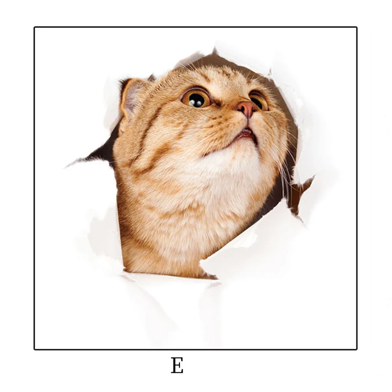 

3D наклейки щенков и котиков HonC