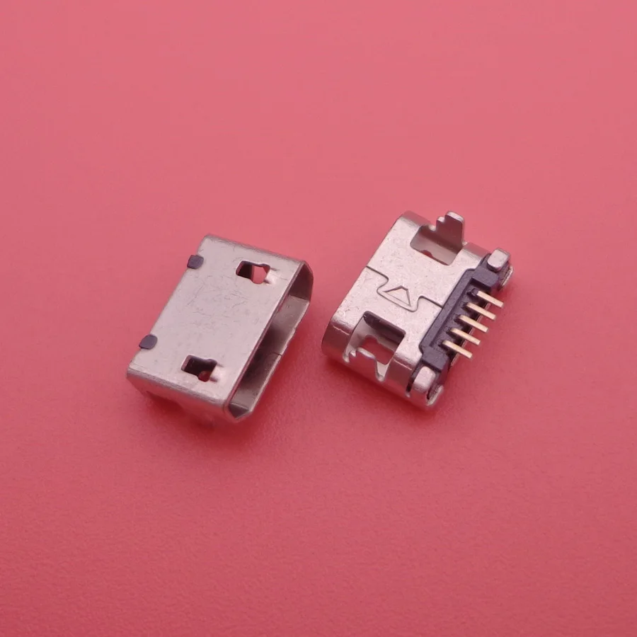 

1000pcs/lot Micro USB Connector Jack Charging port Socket For OPPO X907 R807 R81Universal for Lenovo Huawei ZTE mobile phone