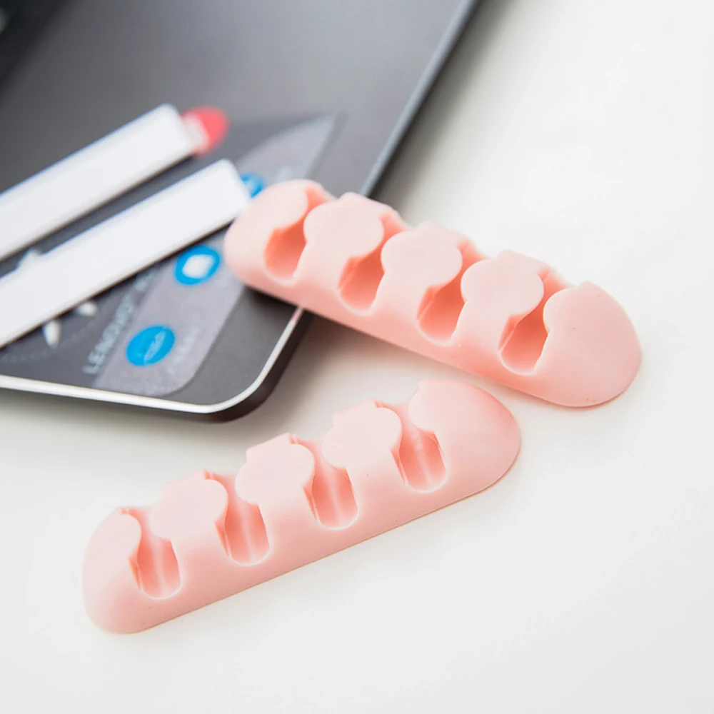 Usb-держатель для намотки кабеля органайзер мыши зажим управления проводным