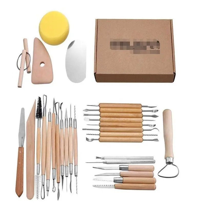 30 шт./компл. глиняная ручка для скульптуры воска инструменты керамики