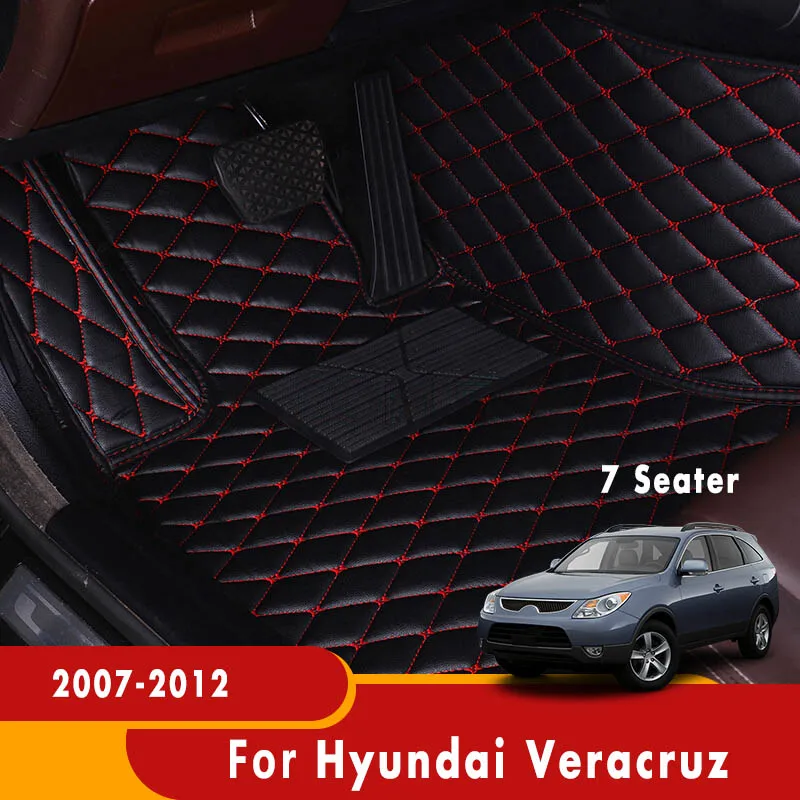 

Для Hyundai Веракрус 2012 2011 2010 2009 2008 2007 (7 мест) автомобильные коврики авто Интерьер Запчасти пользовательские ковры коврик для ног
