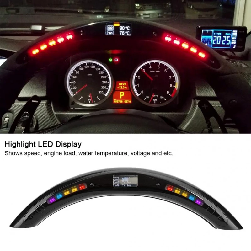 Автомобильный светодиодный дисплей на руль с интеллектуальным модулем