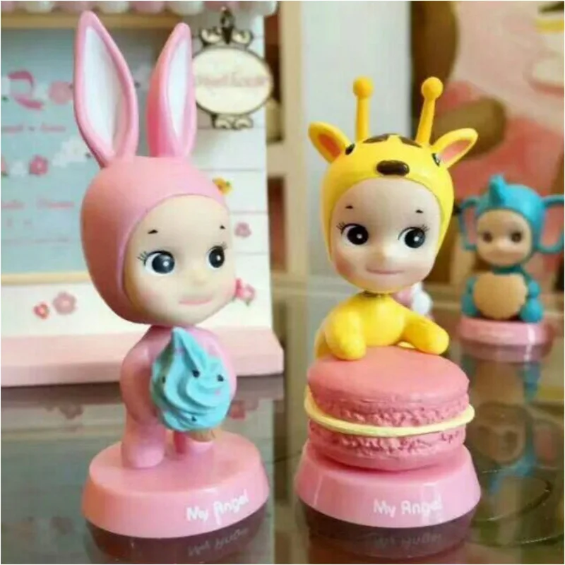 Вращающаяся голова кукла украшение автомобиля мультяшная ангел креативная