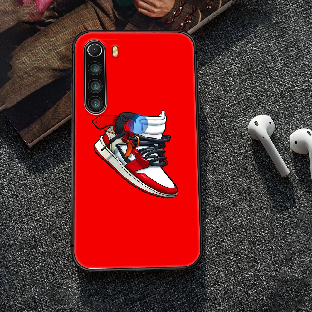 

Jersey brand Phone Case Cover Hull For XIAOMI Redmi 7 7a 8 8a 9 10X NOTE 6 7 7s 8 8t 9 9s Pro Max black Waterproof Trend Cover