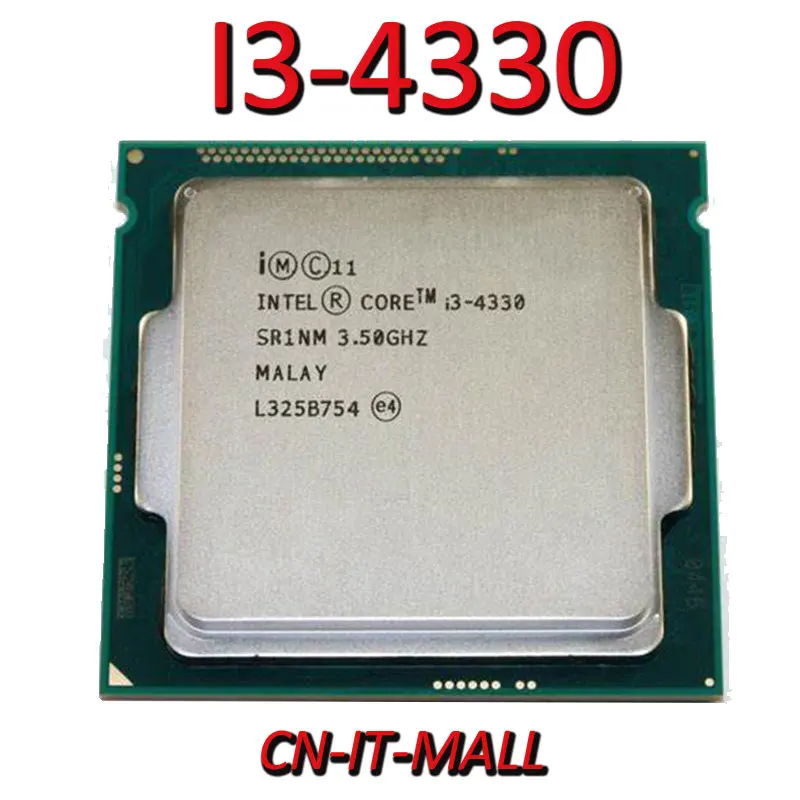 

Intel Core I3-4330 CPU 3.5G 4M 2 Core 4 Thread LGA1150 Processor