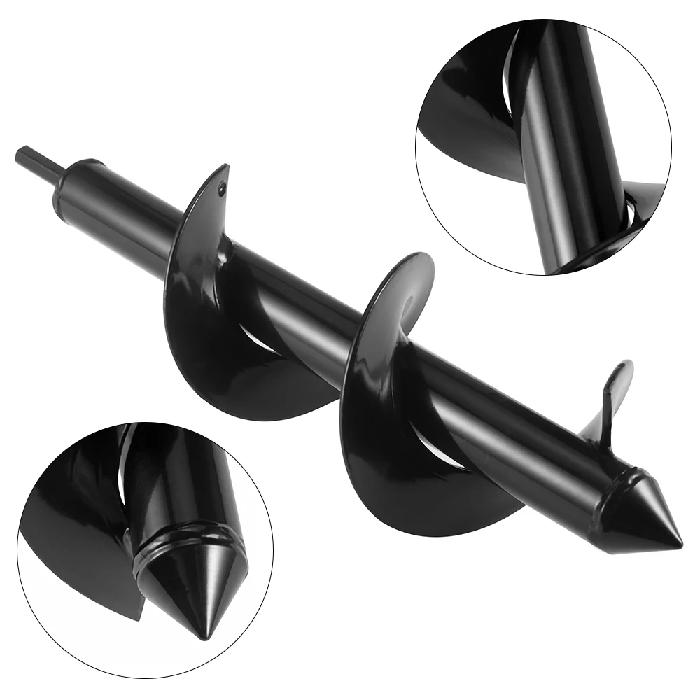 

4 Sizes Garden Auger Drill Bit Tool Spiral Hole Digger Ground drill earth drill For Seed planting Gardening fence Flower Planter