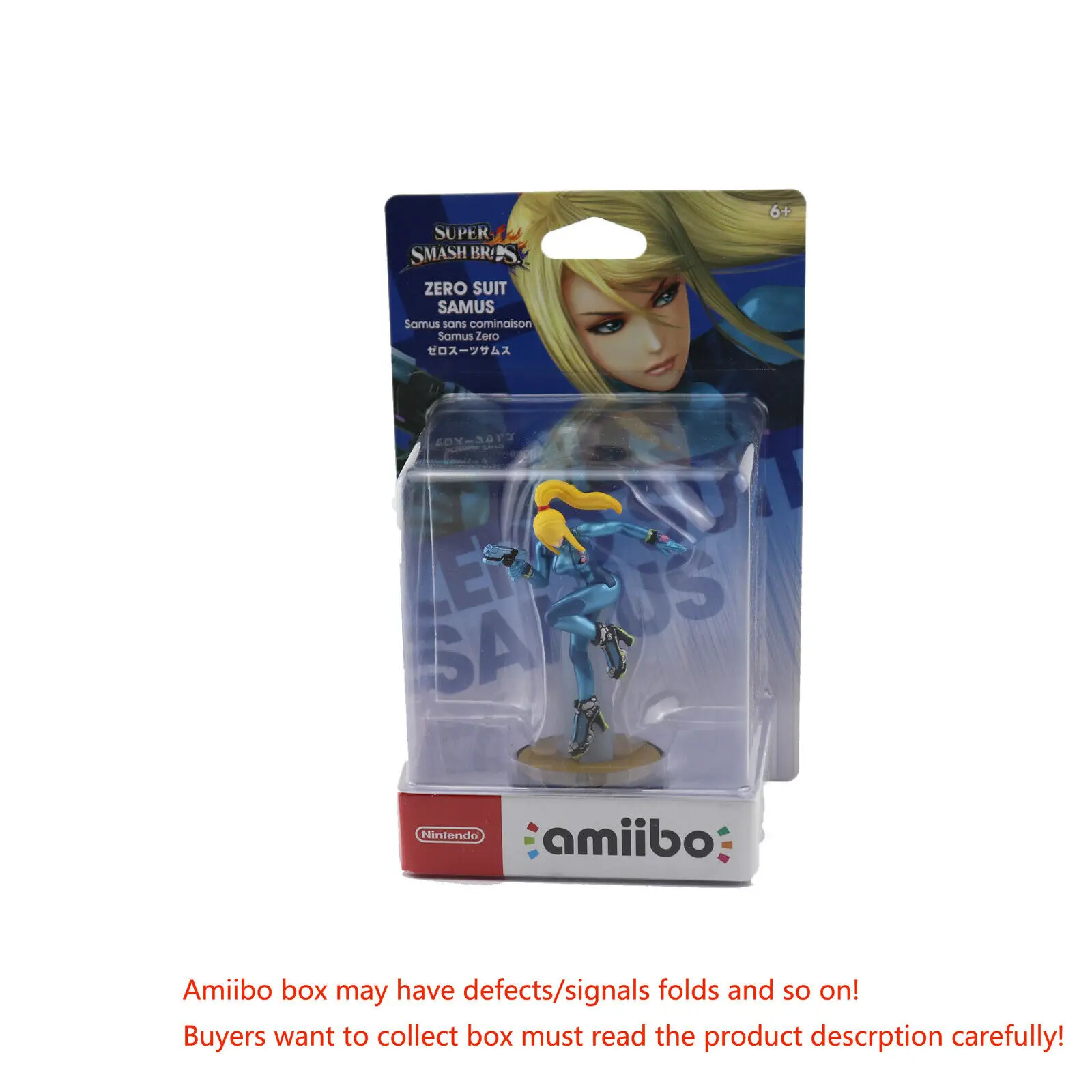 Zero Suit Samus Фигурка Amiibo Super Smash Bros. Серия Для nintendo переключатель Фирменная Новинка - Цвет: Zero Suit Samus