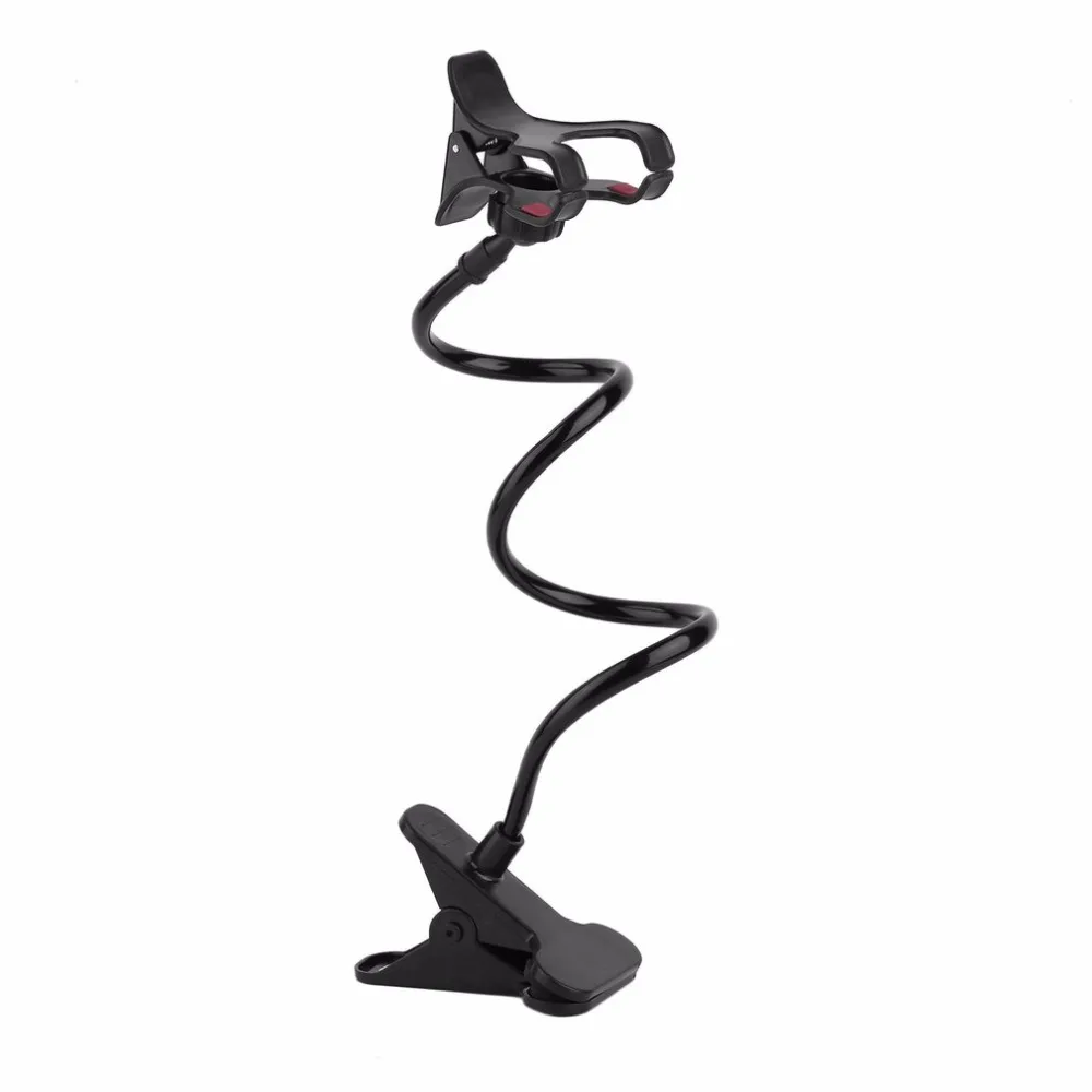 

Lazy Shelf Bedside Mobile Phone Holder Clip For Smart Phone Adjustable Stand Holder Bed Table Desk Long Bending Foldable Support