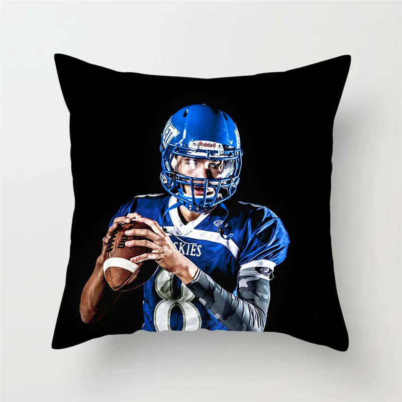 Чехол на подушку для американского футбола Fuwatacchi Спортивная наволочка