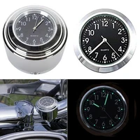 85 hot sales waterproof universal glow motorcycle motor handlebar mount watch dial clock