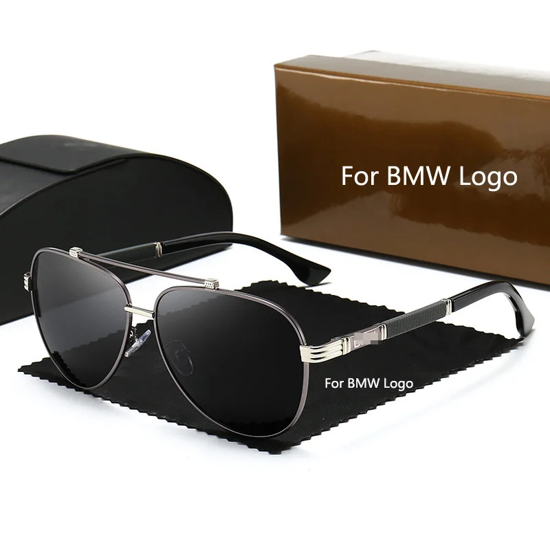 Men's Sunglasses Anti-UV Fashion Polarized With Cars BMW Logo Multi-Color Oval Lens Safety Essential For Outdoor Sports Glare |