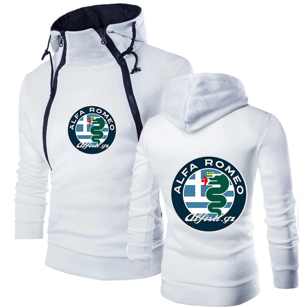 

Новинка 2021, мужской пуловер для отдыха Alfa Romeo с принтом логотипа в стиле Харадзюку, толстовка с капюшоном, классический спортивный костюм, то...