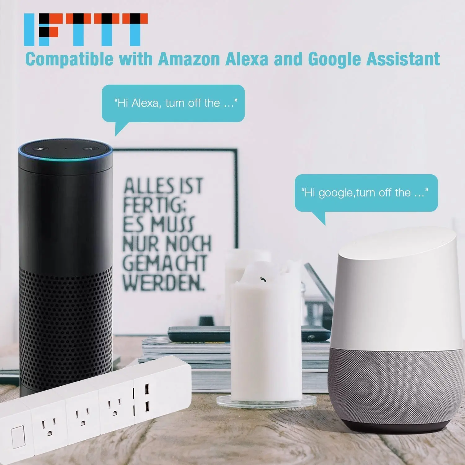 Умный удлинитель с поддержкой Wi Fi и голосового управления|Умные розетки| |