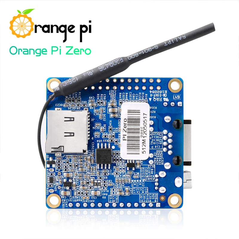 Orange Pi Zero 512 Мб H3 + белый чехол источник питания OTG одноплатный компьютер с открытым