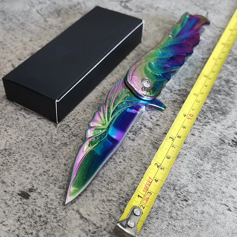 

7,82 дюймов дамасский складной нож тактические ножи для выживания Охота Кемпинг Edc Многофункциональный высокотвердый Военный нож для выжива...